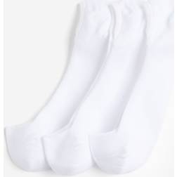 H&M Dame Hvit 3-pack sneakerssokker 39/41