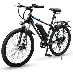 Sudoo 250W Motor Commuter Ebike 26" 2602-Black