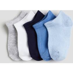 H&M Trainer Socks 5-Pack - Dark Blue