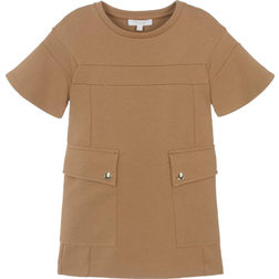 Chloe Kid's Milano Jersey Dress - Brown