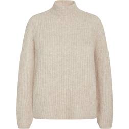 Bruuns Bazaar Syringa Rich Knit - Beige Melange