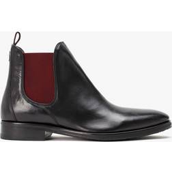 Oliver Sweeney Mens Andante Black Leather Chelsea Boots 7, Co