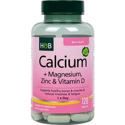 Holland & Barrett Calcium Magnesium Vitamin D Zinc Tablets - 120 Tablets
