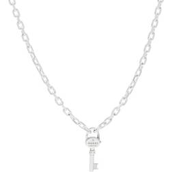 Gucci Trademark Key Necklace - Silver