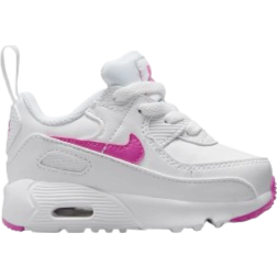 NIKE Air Max 90 EasyOn TDV - White/Laser Fuchsia