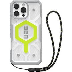 UAG Urban Armor Gear Pathfinder MagSafe Case Bundle Backcover per cellulare Apple iPhone 16 Pro Max Neon, Trasparente, Nero Compatibile con MagSafe