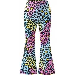 Shein Young Girls Fashion Animal Print Flared Casual Pants Suitable For Casual Daily Wear SpringSummerAutumn