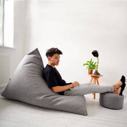 Rucomfy rucomfy Barley Fabric Humbug - Grey Bean Bag