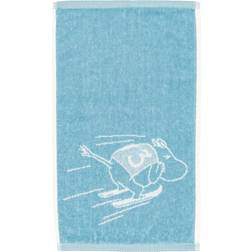 Arabia Moomin Winter 2024 Gästehandtuch Blau, Weiß (50x30cm)