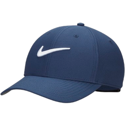 Nike Dri-FIT Club Structured Swoosh Cap - Midnight Navy/White