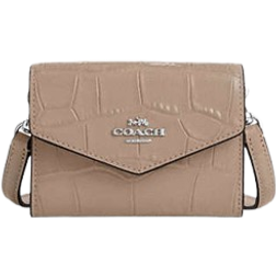 Coach Mini Envelope Wallet with Strap - Silver/Stone