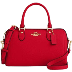 Coach Rowan Satchel Bag - Gold/Bold Red