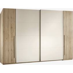 Daells Bolighus 2 Doors And 2 Sliding Doors White/Oak Garderobeskab