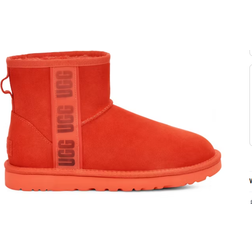 UGG Classic Mini Side Logo II Suede - Hazard Orange