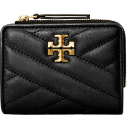 Tory Burch Kira Chevron Bi-Fold Wallet - Black