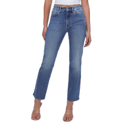 Good American Always Fits Good Legs Straight Jeans - Indigo