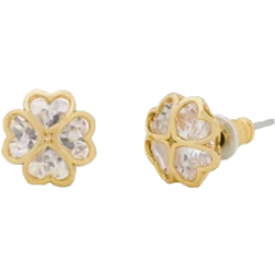 Kate Spade Something Sparkly Studs - Gold/Transparent