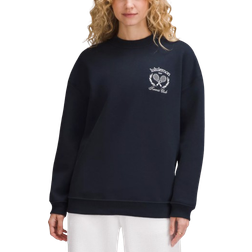 Lululemon Heavyweight Fleece Pullover Tennis Club - True Navy/White/Firecracker