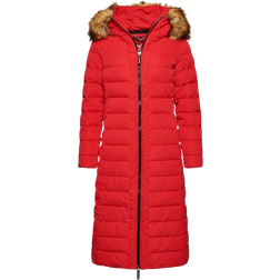 Superdry Langer Arctic Steppmantel - High Risk Red