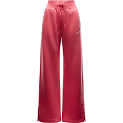 Nike Sportswear Phoenix Fleece Women's High-Waisted Wide-Leg Sweatpants - Aster Pink/Sail