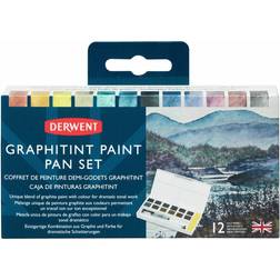 Derwent Graphitint Paint 12 Pan Palette