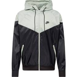 NIKE Sportswear Windrunner Men's Hooded Jacket - Black/Jade Horizon