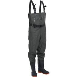 vidaXL Chest Waders with Boots and Belt 44