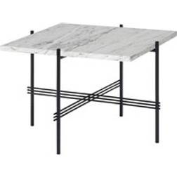 GUBI TS Small Square White/Black Soffbord 55.1x55cm