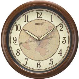 Seiko QXA825B Wood Wall Clock 33cm