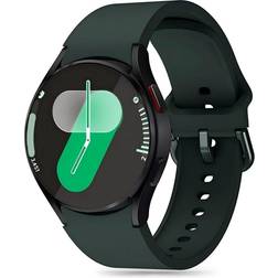 Tech-Protect TechProtection Siliconen Slim Galaxy Watch 7 6 5 Pro 5 Pro 5 FE Bandje Groen