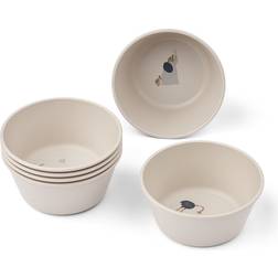 Liewood Cees Bowl 6-pack All Together/Sandy