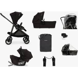 Nuna SWIV Pushchair LTYL Carrycot PIPA Urbn Bundle, Caviar