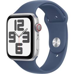 Apple Watch SE 44 mm Blå Sølv
