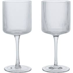 ferm LIVING Ripple White Wine Glass 26cl 2pcs