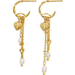 Maanesten Idris Earrings - Gold/Pearls