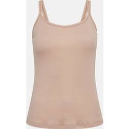 JBS of Denmark Wool Narrow Straps Top - Beige