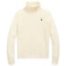 Polo Ralph Lauren Polo Ralph Lauren 2/15 Wool Cash Rwslsl-swt Dam Stickade Tröjor Från Magasin Authentic Cream