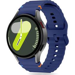 Tech-Protect Galaxy Watch 4/5/6/7/FE Silicone Sport Rem Mörkblå