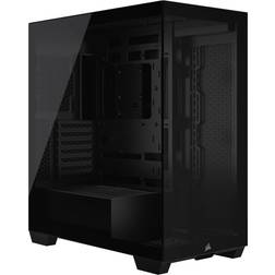 Corsair 3500x Tempered Glass Mid-Tower PC Case, Black