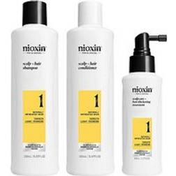 Nioxin Scalp + Hair Thickening System 1 with Light Thinning, Trial Kit