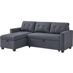 VitaliSpa Campina Grey Sofa 226cm 3-Sitzer