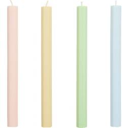 Hay Hexagon Candle Set of 4 H24 x D2.2 x W2.2 cm Stearinlys 4stk