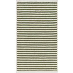 John Lewis Fine Stripe Guest Towel Green, White (90x50cm)