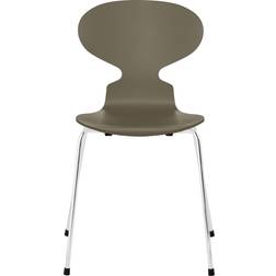 Fritz Hansen Myren Olive Green Kitchen Chair 80.5cm