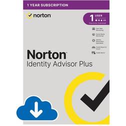 Norton Identity Advisor Plus Software Subscription 1 Year 1 User