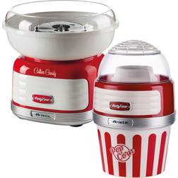 Ariete Retro Style Candy Floss Maker and Popcorn Maker Set