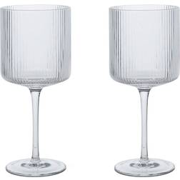 ferm LIVING Ripple Rødvinsglas 32.5cl 2stk