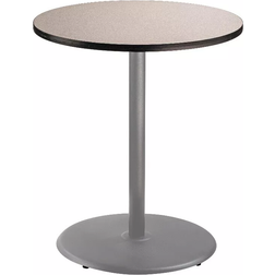 National Public Seating Round Gray Nebula Dining Table 36"