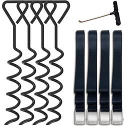 Eurmax USA Trampoline Stakes Heavy Duty Set of 4