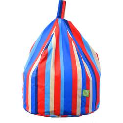 Bean Lazy Cotton Stripe Multicoloured Bean Bag